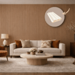 Grenen 3D Wandpaneel - Model Round