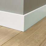 MDF Gladde Plint - Wit Gegrond - Afbeelding 2