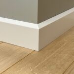 MDF Facetplint Wit gegrond