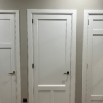 Houten Paneeldeur  Jaren 30 (3 panelen)